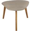 imageDeco 79 77411 End Sofa Small Side AntiRust and Waterproof Indoor Snack Modern Resin Outdoor Accent Table 45quot x 26quot x 18quot GreyGrey