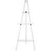 imageDeco 79 Acrylic Plastic Display Easel Adjustable 7 Tier Floor Standing Easel with Gold Metal Hardware and Chain Support Display Stand 19quot x 22quot x 56quot ClearClear