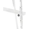 imageDeco 79 Acrylic Plastic Display Easel Adjustable 7 Tier Floor Standing Easel with Gold Metal Hardware and Chain Support Display Stand 19quot x 22quot x 56quot ClearClear