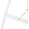 imageDeco 79 Acrylic Plastic Display Easel Adjustable 7 Tier Floor Standing Easel with Gold Metal Hardware and Chain Support Display Stand 19quot x 22quot x 56quot ClearClear
