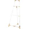 imageDeco 79 Acrylic Plastic Display Easel Adjustable 7 Tier Floor Standing Easel with Gold Metal Hardware and Chain Support Display Stand 19quot x 22quot x 56quot ClearClear