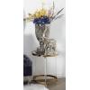 imageDeco 79 Acrylic Plastic Side End Accent Table End Table with Mirrored Top and Acrylic Legs Side Table 19quot x 19quot x 23quot GoldGold