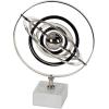 imageDeco 79 Aluminum Armillary Globe with Marble Base 14quot x 12quot x 18quot SilverSilver