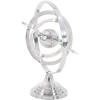 imageDeco 79 Aluminum Armillary Globe with Marble Base 14quot x 12quot x 18quot SilverSilver