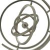 imageDeco 79 Aluminum Armillary Globe with Marble Base 14quot x 12quot x 18quot SilverSilver