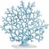 imageDeco 79 Aluminum Metal Coral Decorative Sculpture Home Decor Statue Accent Figurine 19quot x 3quot x 21quot SilverBlue