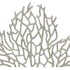 imageDeco 79 Aluminum Metal Coral Decorative Sculpture Home Decor Statue Accent Figurine 19quot x 3quot x 21quot SilverSilver