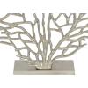 imageDeco 79 Aluminum Metal Coral Decorative Sculpture Home Decor Statue Accent Figurine 19quot x 3quot x 21quot SilverSilver