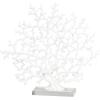imageDeco 79 Aluminum Metal Coral Decorative Sculpture Home Decor Statue Accent Figurine 19quot x 3quot x 21quot SilverWhite