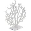 imageDeco 79 Aluminum Metal Coral Decorative Sculpture Home Decor Statue Accent Figurine 19quot x 3quot x 21quot SilverWhite