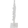 imageDeco 79 Aluminum Metal Coral Decorative Sculpture Home Decor Statue Accent Figurine 19quot x 3quot x 21quot SilverWhite