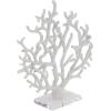 imageDeco 79 Aluminum Metal Coral Decorative Sculpture Home Decor Statue Accent Figurine 19quot x 3quot x 21quot SilverWhite