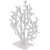 imageDeco 79 Aluminum Metal Coral Decorative Sculpture Home Decor Statue Accent Figurine 19quot x 3quot x 21quot SilverWhite
