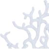 imageDeco 79 Aluminum Metal Coral Decorative Sculpture Home Decor Statue Accent Figurine 19quot x 3quot x 21quot SilverWhite