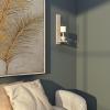 imageDeco 79 Aluminum Metal Wall Sconce Single Candle 6quot x 8quot x 16quot GoldSilver