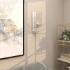 imageDeco 79 Aluminum Metal Wall Sconce Single Candle 6quot x 8quot x 16quot GoldSilver
