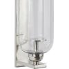 imageDeco 79 Aluminum Metal Wall Sconce Single Candle 6quot x 8quot x 16quot GoldSilver