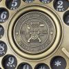 imageDeco 79 Brass Functioning Vintage Style Telephone with Line Cord 10quot x 6quot x 12quot Black8 x 8 x 15