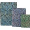 imageDeco 79 Canvas Decorative Box Faux Storage Book Book Shaped Boxes with Varying Coral and Shell Patterns Set of 3 Decorative Keepsake Boxes 12quot 9quot 6quotH Light BlueBlue