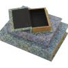 imageDeco 79 Canvas Decorative Box Faux Storage Book Book Shaped Boxes with Varying Coral and Shell Patterns Set of 3 Decorative Keepsake Boxes 12quot 9quot 6quotH Light BlueBlue