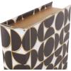 imageDeco 79 Canvas Decorative Box Faux Storage Book Book Shaped Boxes with Varying Coral and Shell Patterns Set of 3 Decorative Keepsake Boxes 12quot 9quot 6quotH Light BlueBlack