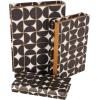 imageDeco 79 Canvas Decorative Box Faux Storage Book Book Shaped Boxes with Varying Coral and Shell Patterns Set of 3 Decorative Keepsake Boxes 12quot 9quot 6quotH Light BlueBlack