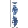 imageDeco 79 Capiz Shell Waterfall Windchime 5quot x 5quot x 27quot BlueBlue
