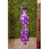 imageDeco 79 Capiz Shell Waterfall Windchime 5quot x 5quot x 27quot BluePurple
