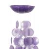 imageDeco 79 Capiz Shell Waterfall Windchime 5quot x 5quot x 27quot BluePurple