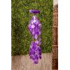 imageDeco 79 Capiz Shell Waterfall Windchime 5quot x 5quot x 27quot BluePurple