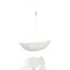 imageDeco 79 Capiz Shell Waterfall Windchime 5quot x 5quot x 27quot BlueWhite