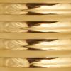 imageDeco 79 Ceramic Decorative Vase Dimensional Ribbed Centerpiece Vases with Varying Shapes Set of 3 Flower Vases for Home Decoration 4quot W 11quot H GoldGold