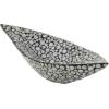 imageDeco 79 Coastal Shell Tray Ps Bowl 22quot W 6quot H41119 22quot x 6quot Gray