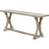 imageDeco 79 Farmhouse Wood Entryway Bench Brown 47quot x 12quot x 20quot
