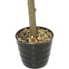 imageDeco 79 Faux Foliage Dracaena Indoor Outdoor Artificial Plant with Round Fluted Pot 31quot x 31quot x 55quot GreenGreen