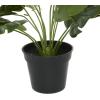 imageDeco 79 Faux Foliage Monstera Artificial Plant with Realistic Leaves and Black Plastic Pot 21quot x 20quot x 16quot Green