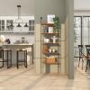 imageDeco 79 Industrial Metal Shelf Wall Storage Shelves for Bedroom Living Room Bathroom Kitchen Office and More 25quot L x 7quot W x 33quot H Brown23 x 12 x 71