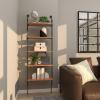 imageDeco 79 Industrial Metal Shelf Wall Storage Shelves for Bedroom Living Room Bathroom Kitchen Office and More 25quot L x 7quot W x 33quot H Brown23 x 12 x 71