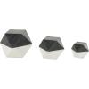imageDeco 79 Marble Abstract Decorative Sculpture Square Arch Home Decor Statues with Varying Sizes Set of 3 Accent Figurines 7quot 5quot 3quot H BlackBlack