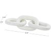 imageDeco 79 Marble Abstract Decorative Sculpture Square Arch Home Decor Statues with Varying Sizes Set of 3 Accent Figurines 7quot 5quot 3quot H BlackWhite