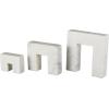 imageDeco 79 Marble Abstract Decorative Sculpture Square Arch Home Decor Statues with Varying Sizes Set of 3 Accent Figurines 7quot 5quot 3quot H BlackWhite