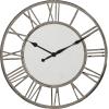 imageDeco 79 Marble Wall Clock 24quot x 2quot x 24quot White