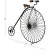 imageDeco 79 Metal Bike Decorative Sculpture Home Decor Statue Accent Figurine 17quot x 5quot x 15quot BlackBlack