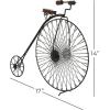 imageDeco 79 Metal Bike Decorative Sculpture Home Decor Statue Accent Figurine 17quot x 5quot x 15quot BlackBlack