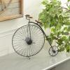 imageDeco 79 Metal Bike Decorative Sculpture Home Decor Statue Accent Figurine 17quot x 5quot x 15quot BlackBlack