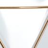 imageDeco 79 Metal Geometric Indoor Outdoor Hanging Wall Planter Set of 2 17quot 14quotH White12  15
