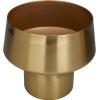 imageDeco 79 Metal Indoor Outdoor Planter Brushed Small Planter Pot Set of 3 Planters 7quot 8quot 10quotH GoldSet of 2 Planters 11  8H