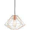 imageDeco 79 Metal Pendant W Bulb W 90quot H59252 12quot W90 H Copper