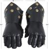 imageDeco 79 Metal Replica Medieval Armor Gloves Set of 2 14quot WBlack