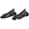 imageDeco 79 Metal Replica Medieval Armor Gloves Set of 2 14quot WBlack